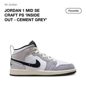 Jordan Kids Sneakers in Gray and Black